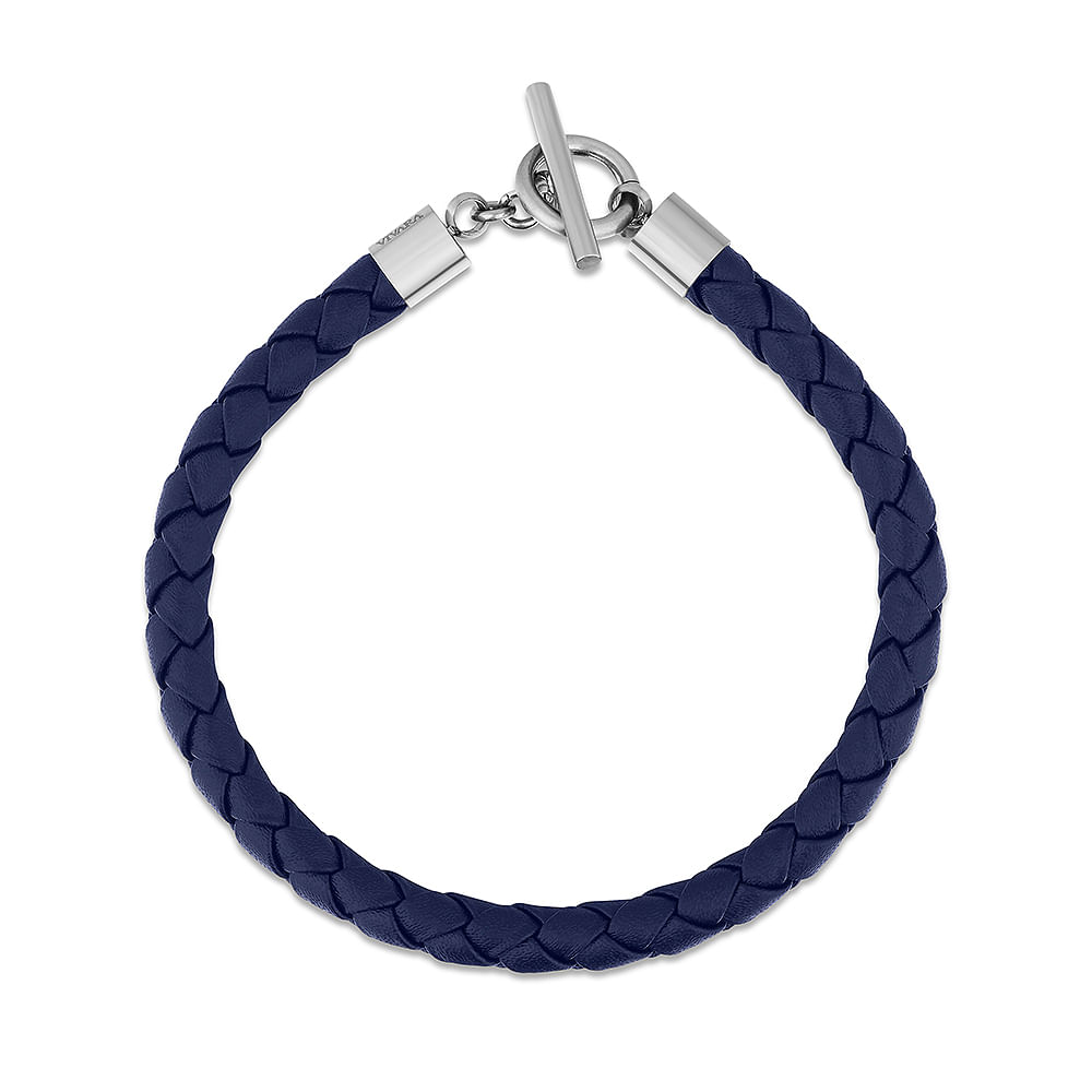 Pulseira Masculina Life Skin Azul e fecho T