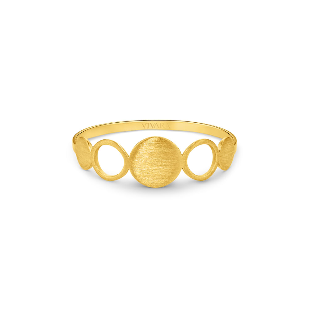 Anel Gold Dots em Ouro Amarelo 18k