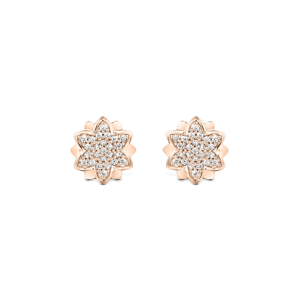 Brinco Life Flora Lótus Liga Rosé Cravejado