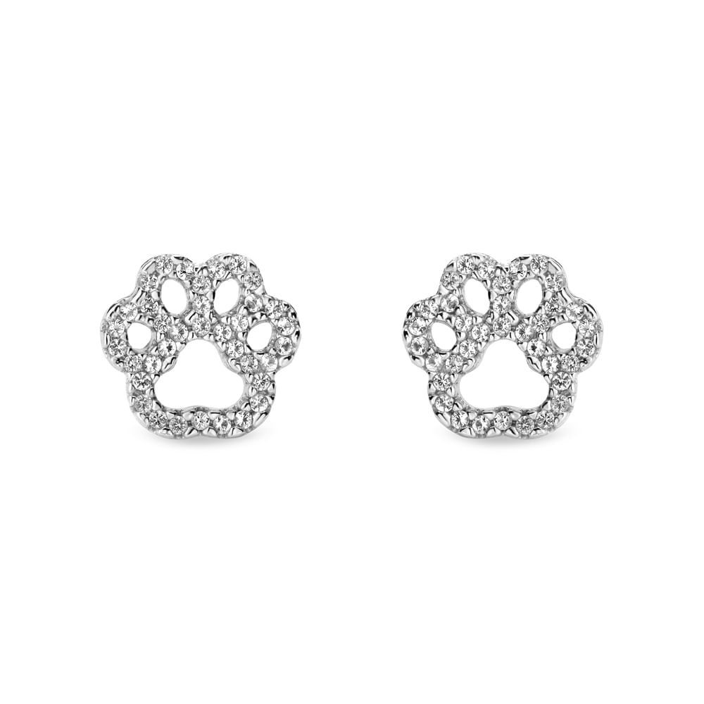 Brinco Life Patinha Cravejada