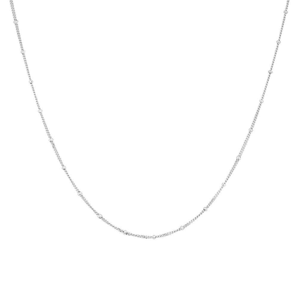 Corrente Life Bolinhas em Prata 925, 40cm