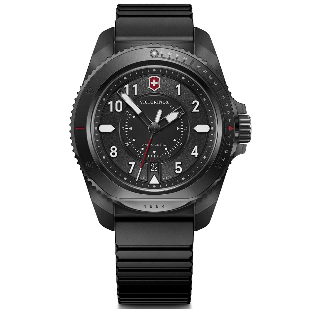 Relógio Victorinox Journey 1884 Masculino Borracha Preta 241982