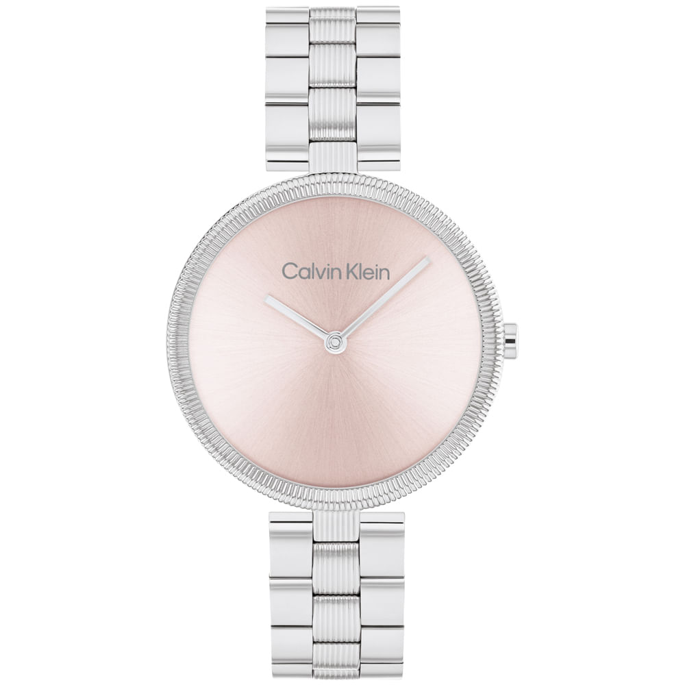 Relógio Calvin Klein Gleam Feminino Prata - 25100015