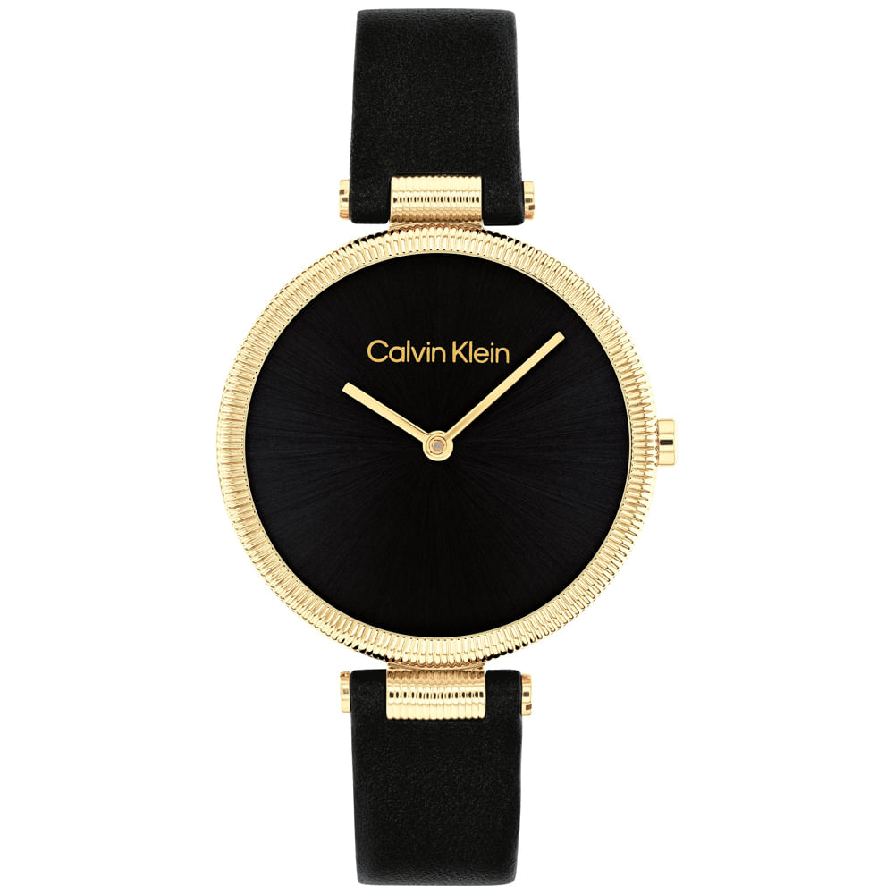 Relógio Calvin Klein Gleam Feminino Preto - 25100017