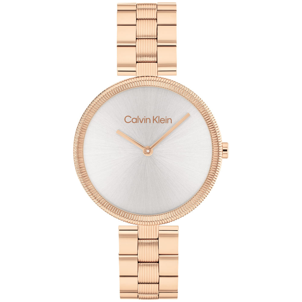 Relógio Calvin Klein Gleam Feminino Rosé - 25100013