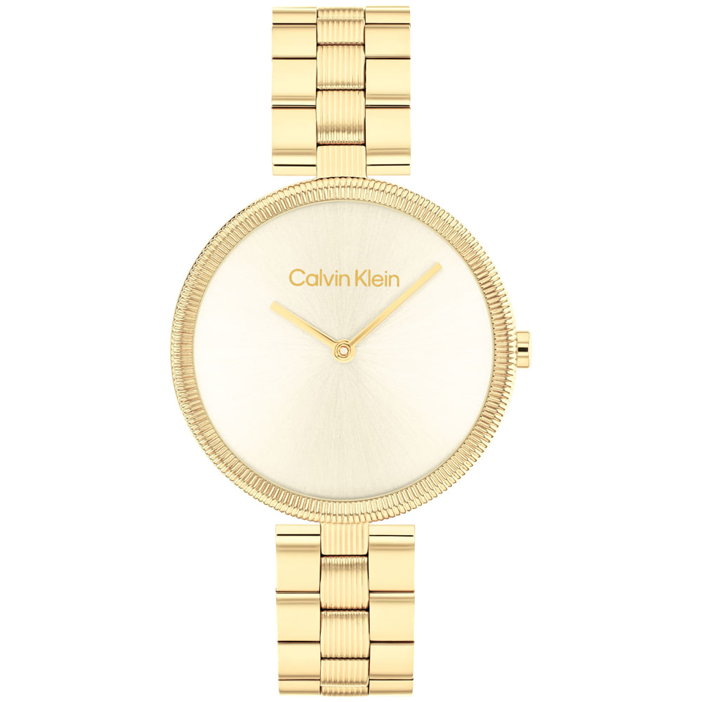 Relógio Calvin Klein Gleam Feminino Dourado - 25100014