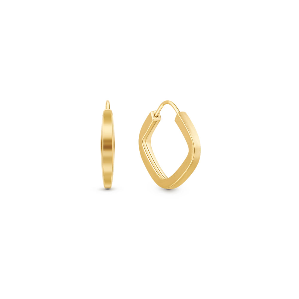 Argola Balão em Ouro Amarelo 18k, 16mm