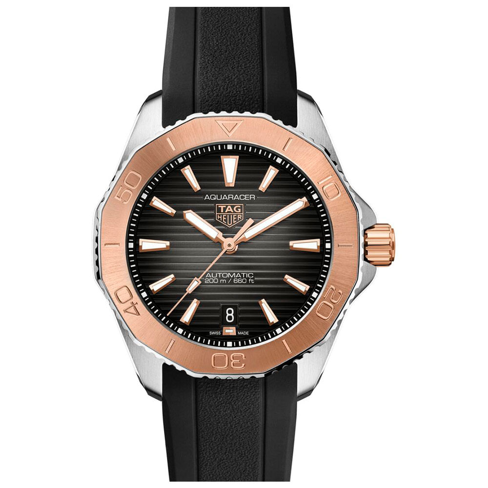 Relógio Tag Heuer Aquaracer Masculino Borracha Preta WBP2151.FT6199