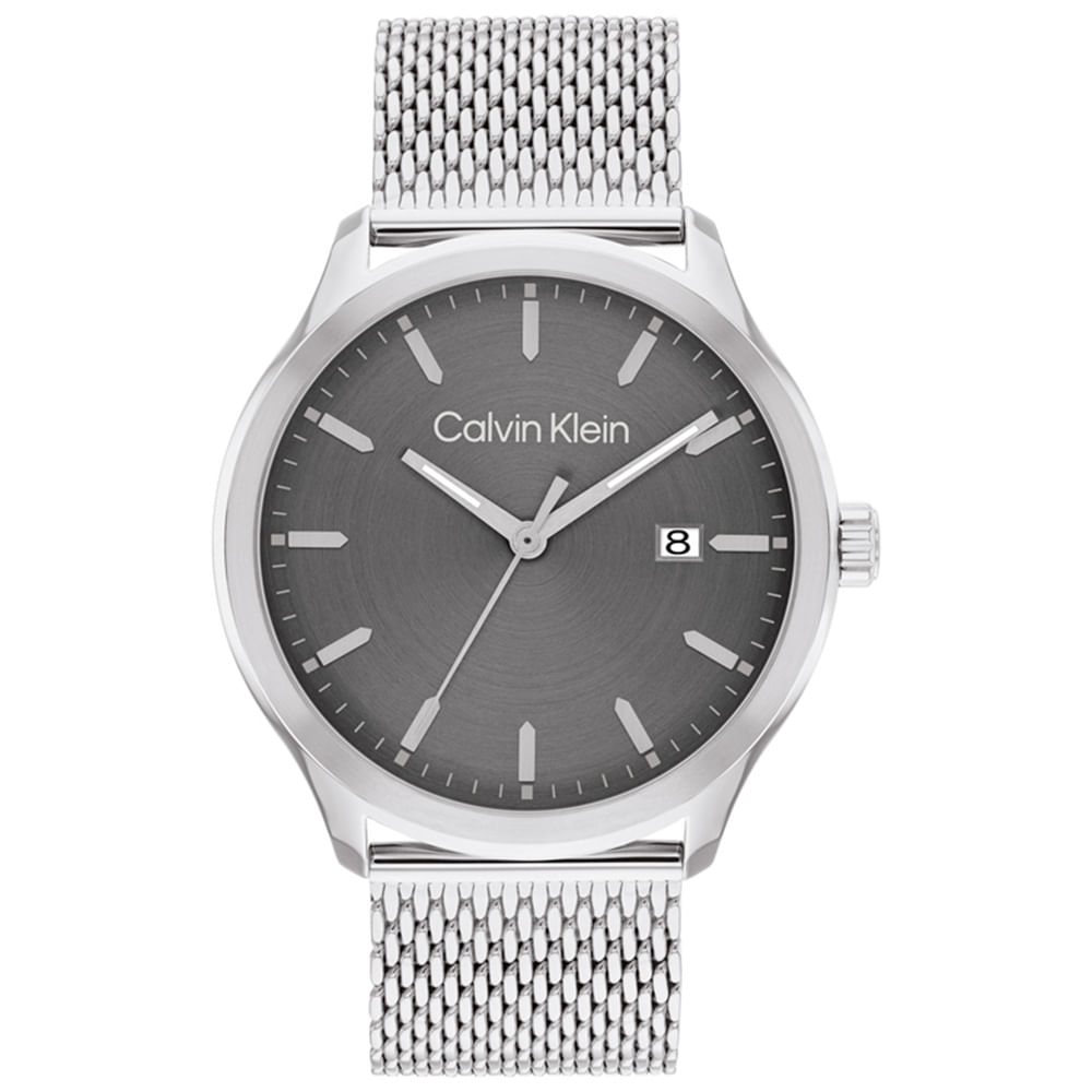 Relógio Calvin Klein Masculino Aço Prateado 25200352