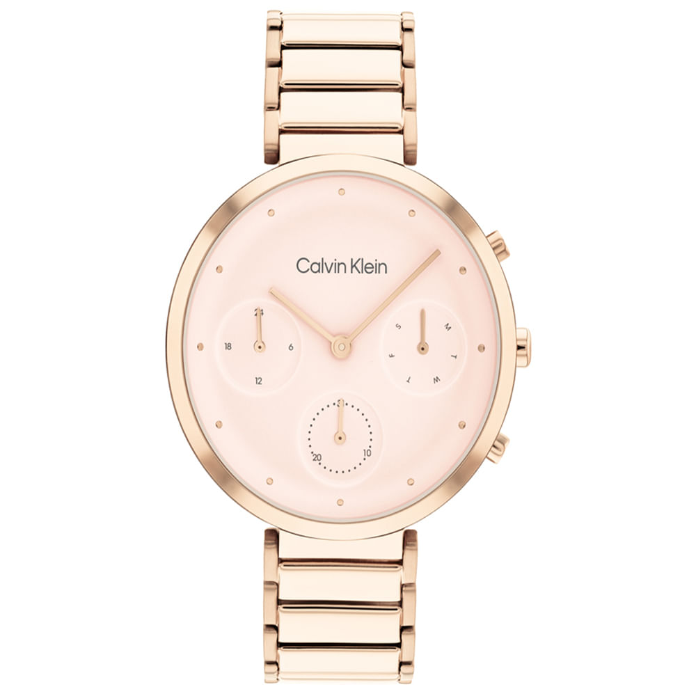 Relógio Calvin Klein Feminino Aço Rosé 25200283