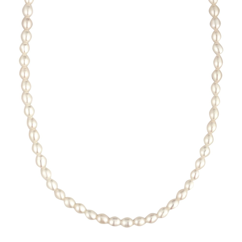 Colar Life Pérola em Prata 925, 43cm