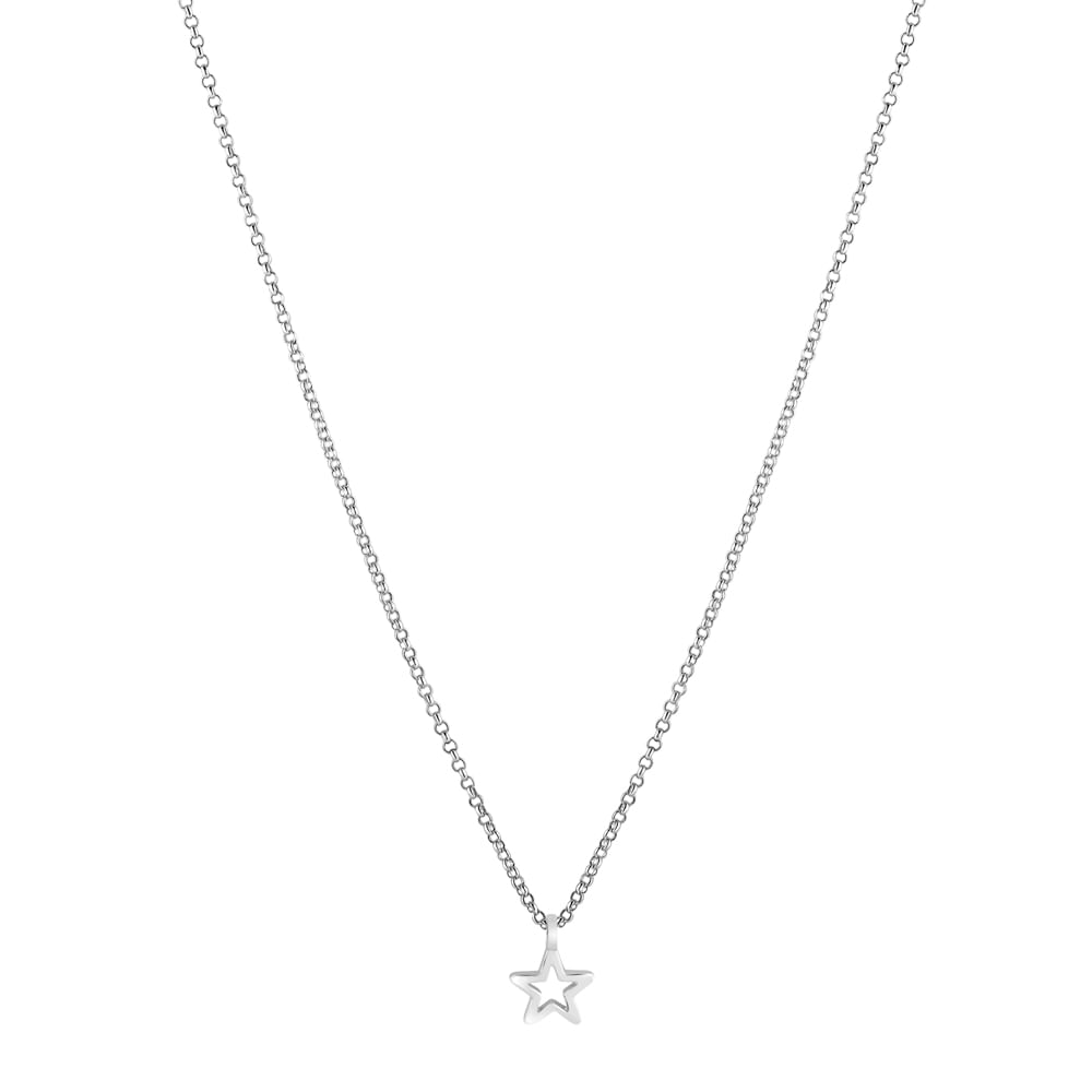 Colar Life Estrela em Prata 925, 45cm