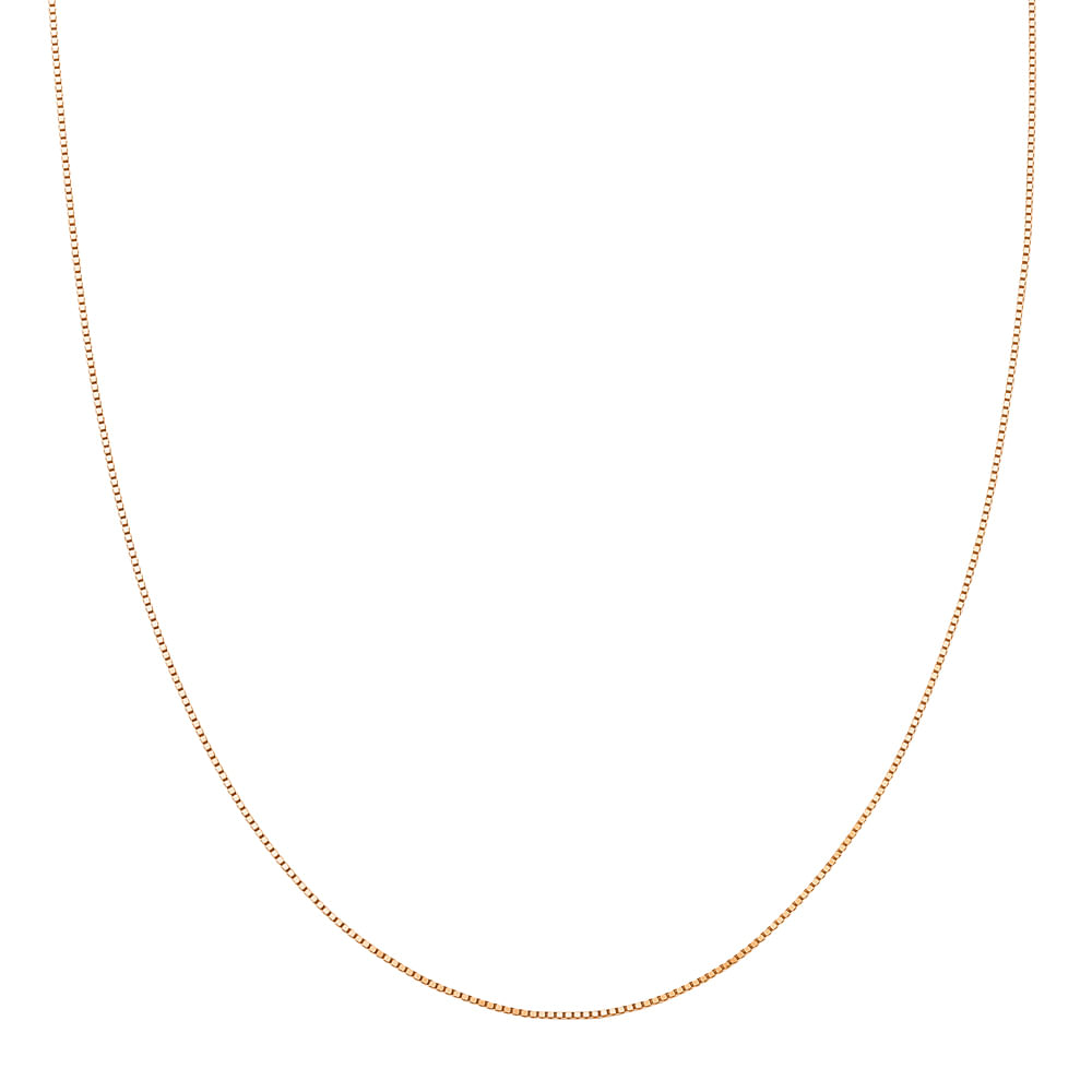 Corrente Veneziana em Ouro Rosé 18k, 70cm