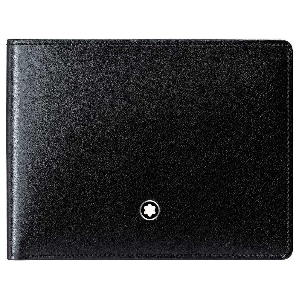 Carteira Montblanc Meisterstück Masculina Couro Preto - 14548