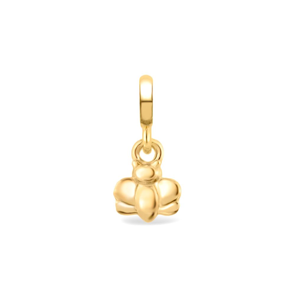 Pingente Life Banho Ouro Amarelo Abelha