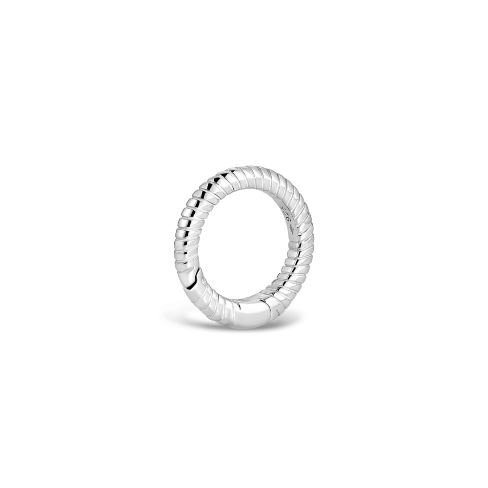 Pingente Life Connection Prata Redondo Textura