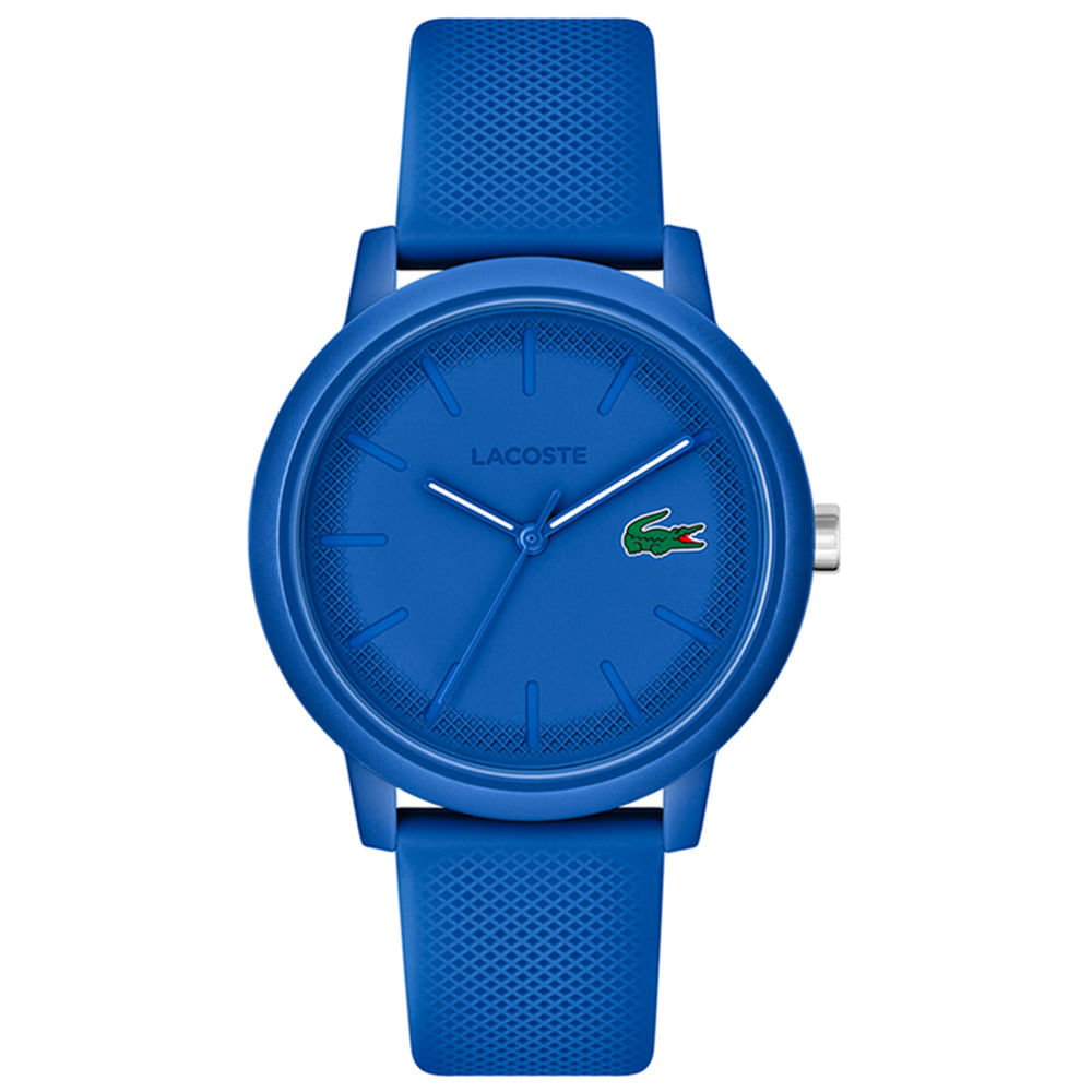 Relógio Lacoste Masculino Borracha Azul 2011279