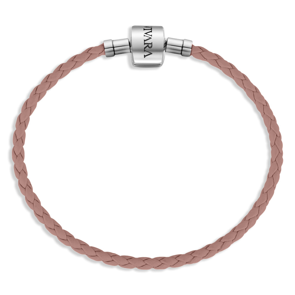 Pulseira Life Couro Nude