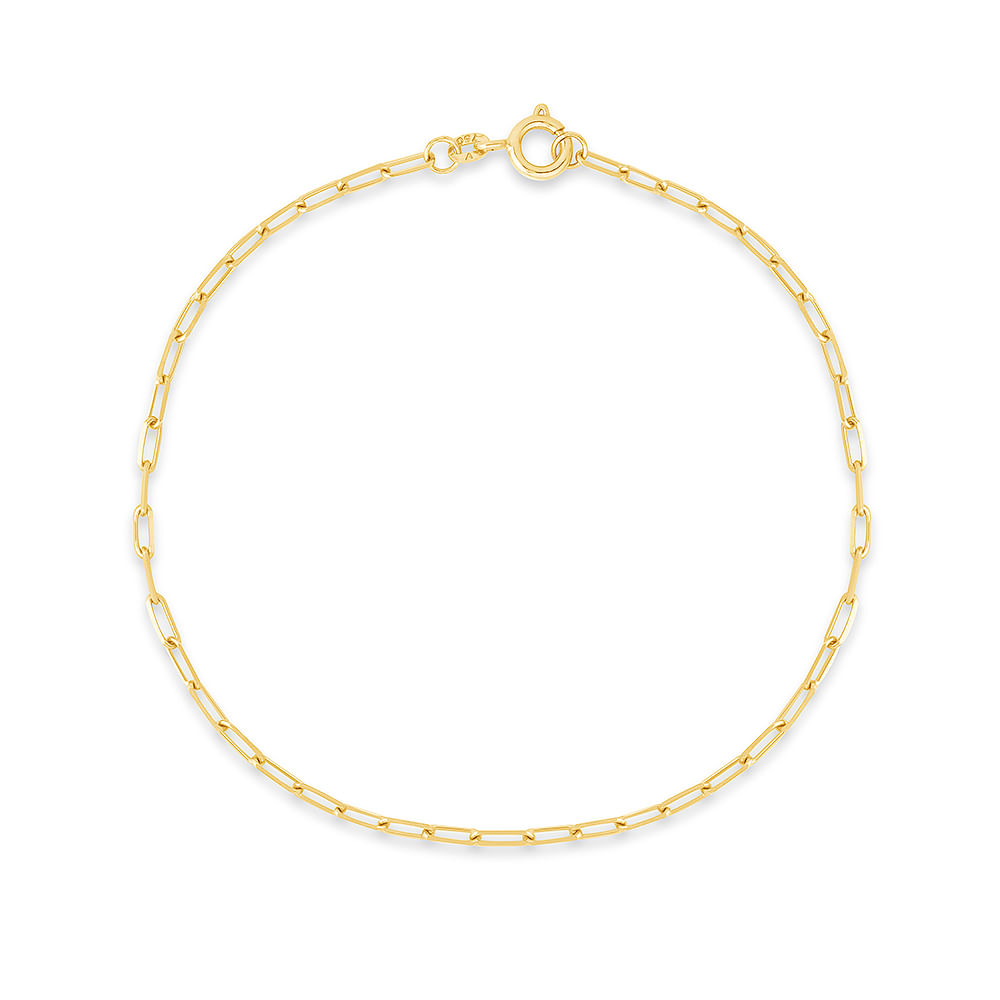 Pulseira Cadeado em Ouro Amarelo 18k