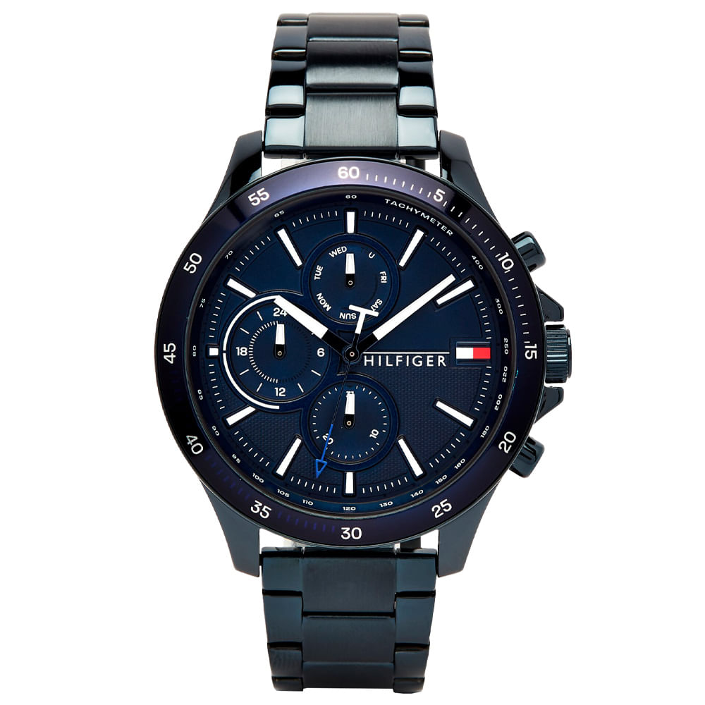 Relógio Tommy Hilfiger Masculino Aço Azul 1791720
