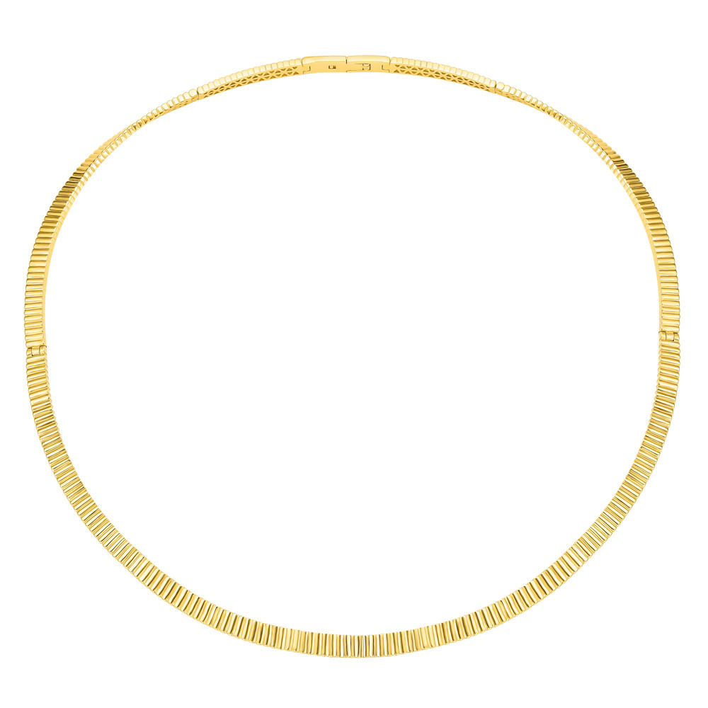 Colar Gomos em Ouro Amarelo 18k, 43cm