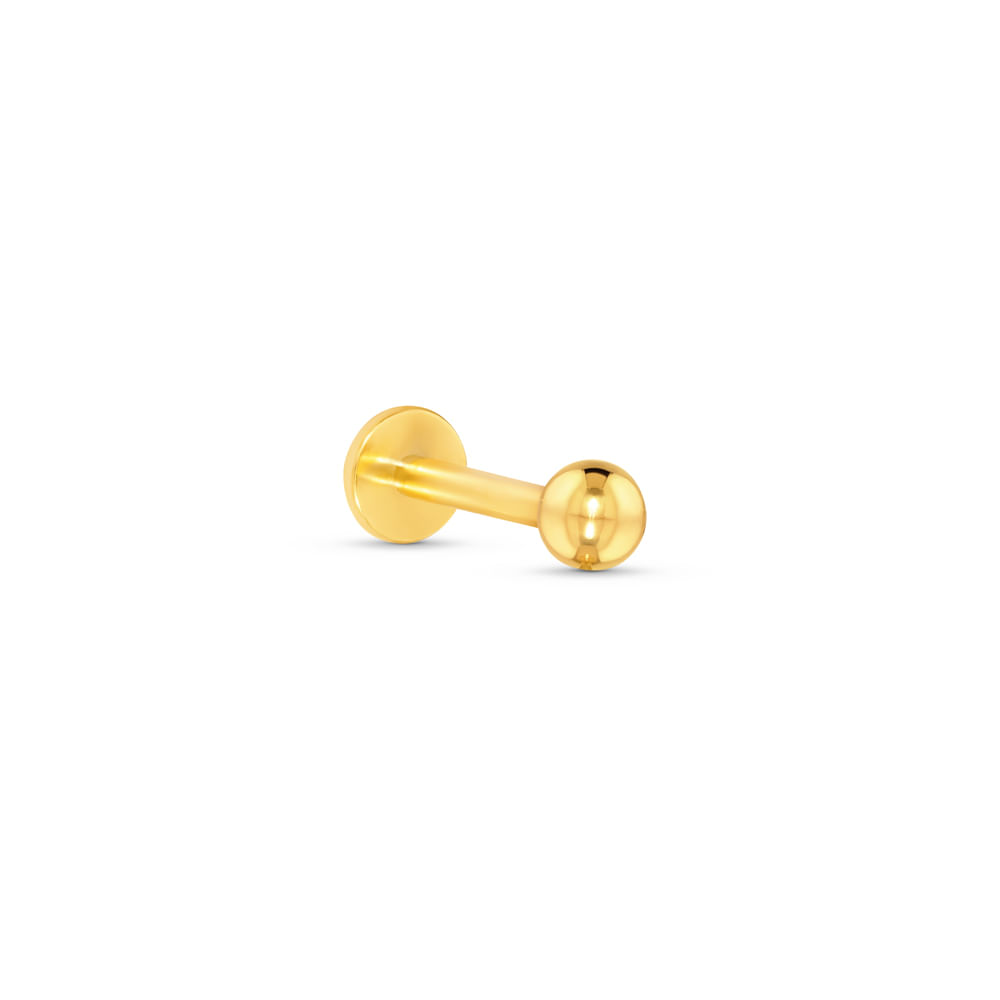 Piercing Life Redondo Aço Dourado