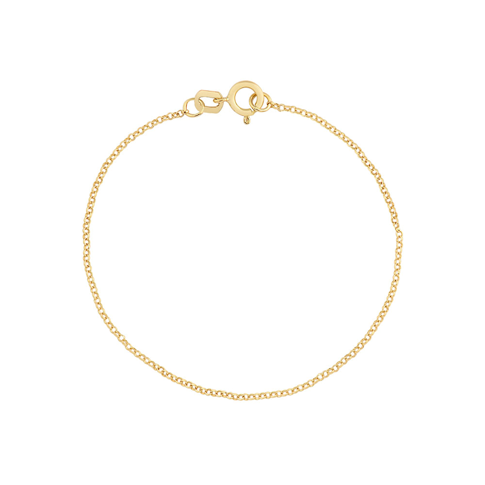 Pulseira Elos Portugueses em Ouro Amarelo 18k