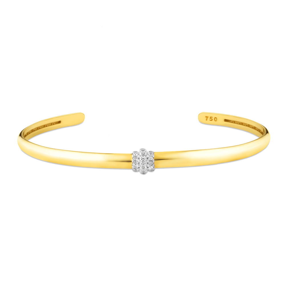 Pulseira Ópera em Ouro Amarelo 18k com Diamantes