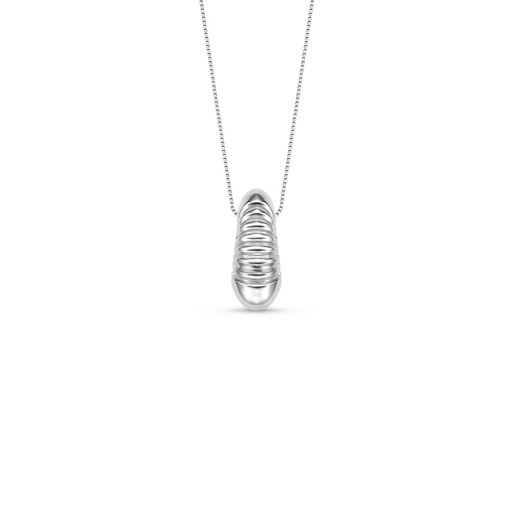 Pingente Bombe Gomos em Prata 925, 13mm