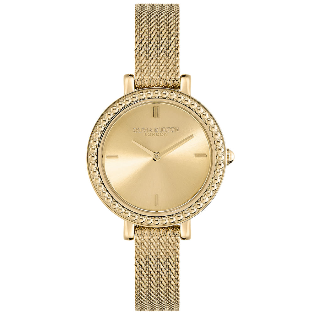 Relógio Olivia Burton Vintage Bead Feminino Dourado - 24000161
