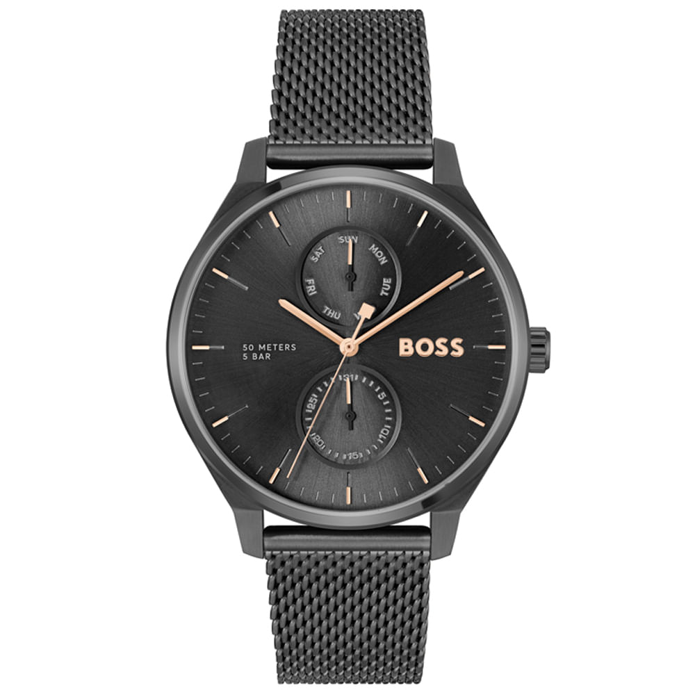 Relógio Boss Masculino Aço Preto 1514105