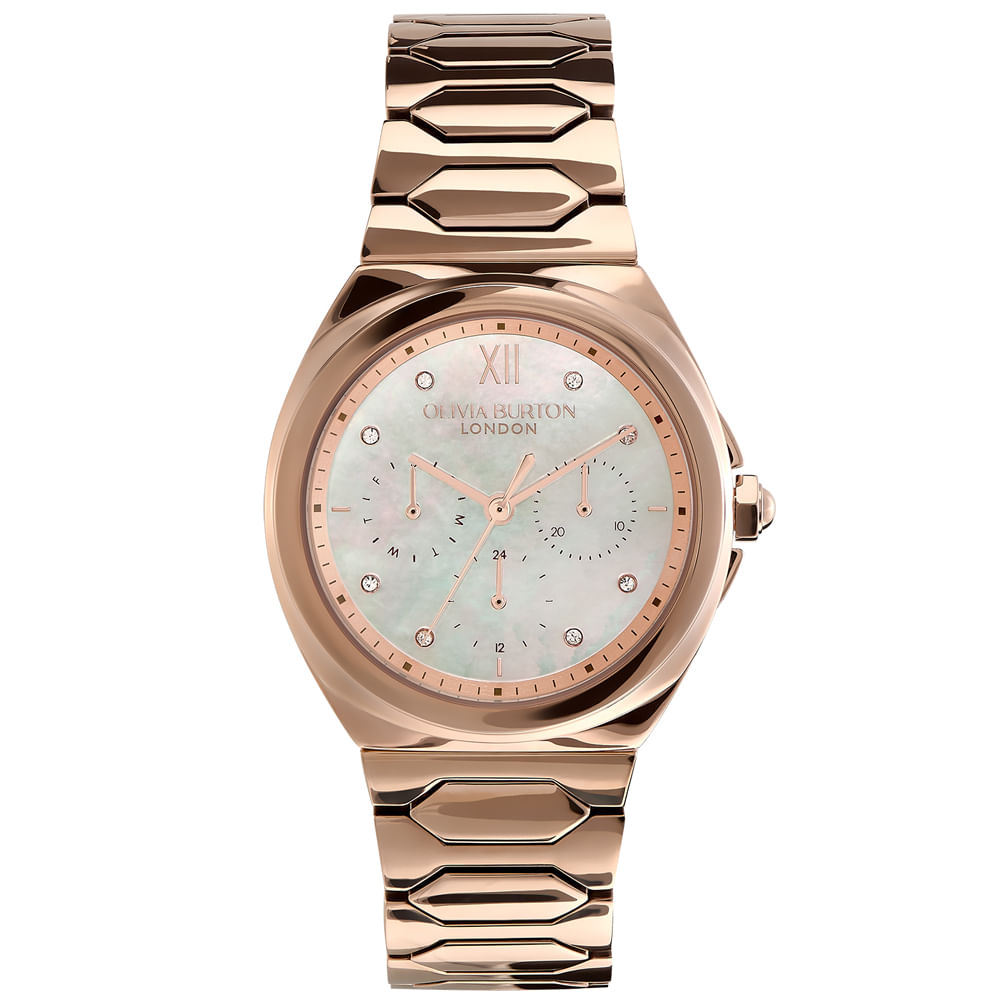 Relógio Olivia Burton Feminino Aço Rosé 24000151