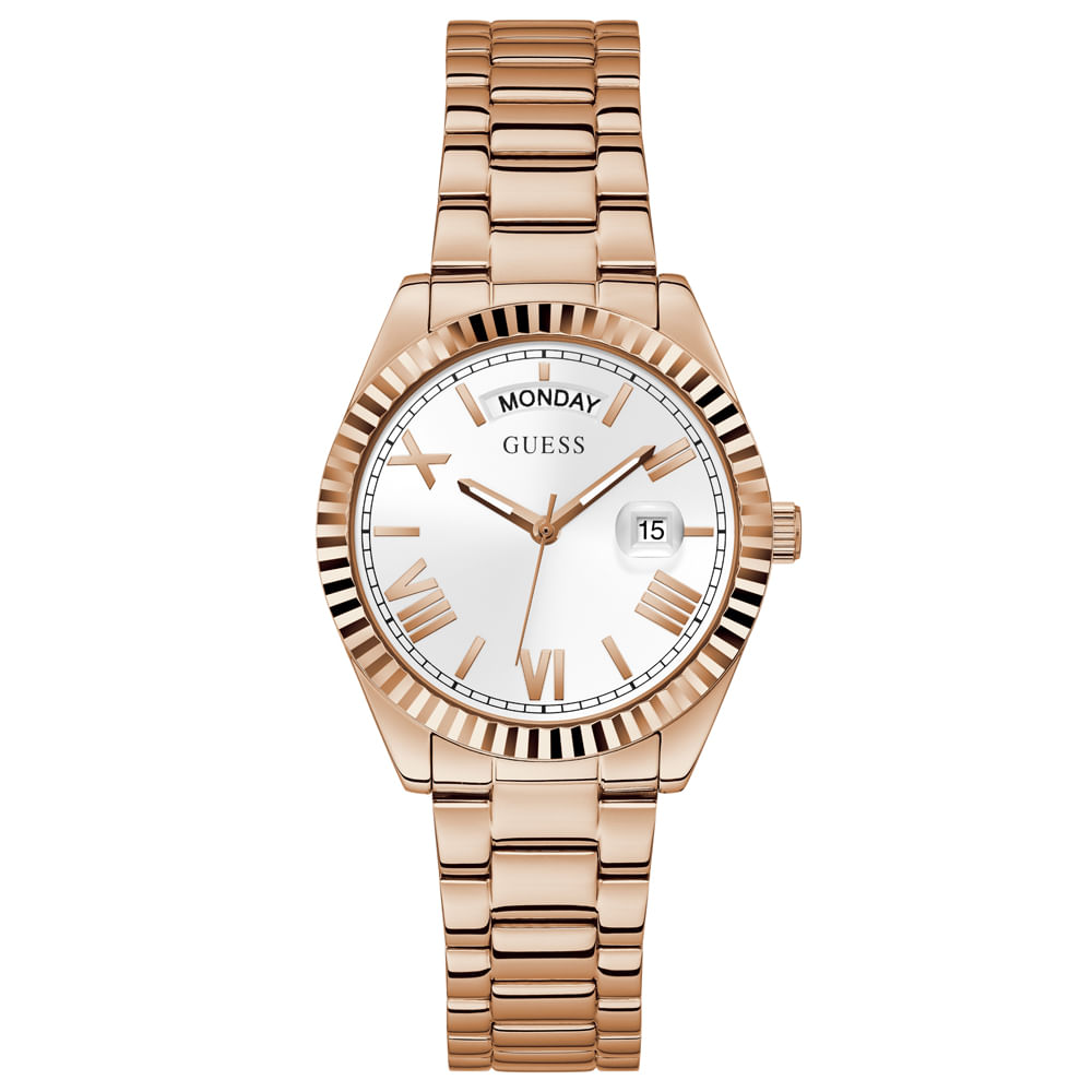 Relógio Guess Luna Feminino Aço Rosé