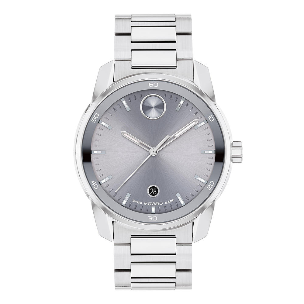 Relógio Movado Bold Verso Masculino Cinza – 3601204