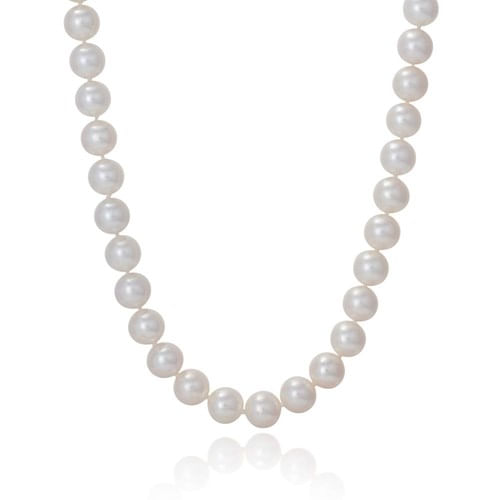 Colar de Pérolas com Ouro Amarelo 18k, 8-8.5mm