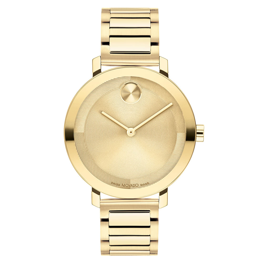 Relógio Movado Feminino Aço Dourado 3601104