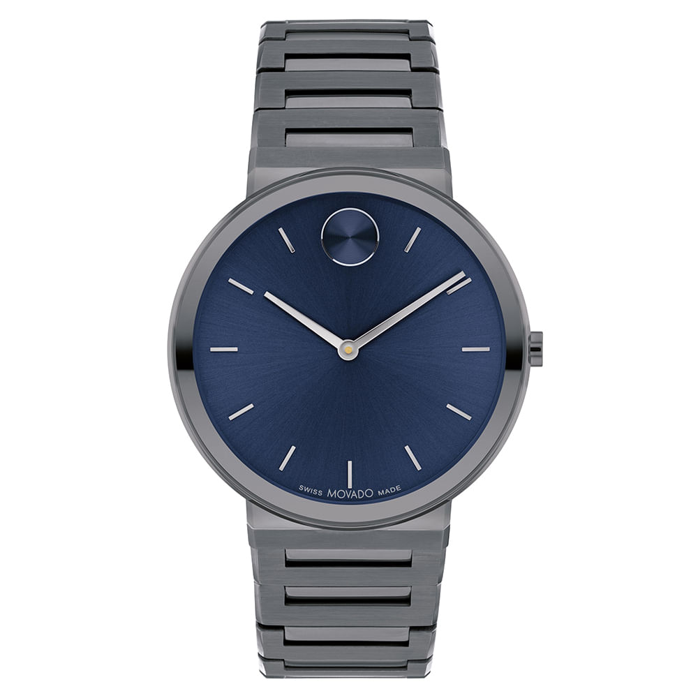 Relógio Movado Masculino Aço Cinza 3601076