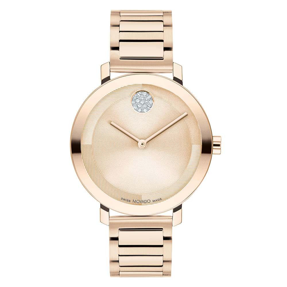 Relógio Movado Feminino Aço Rosé 3601107