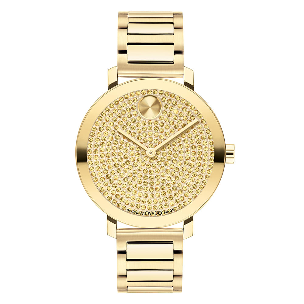 Relógio Movado Feminino Aço Dourado 3601152
