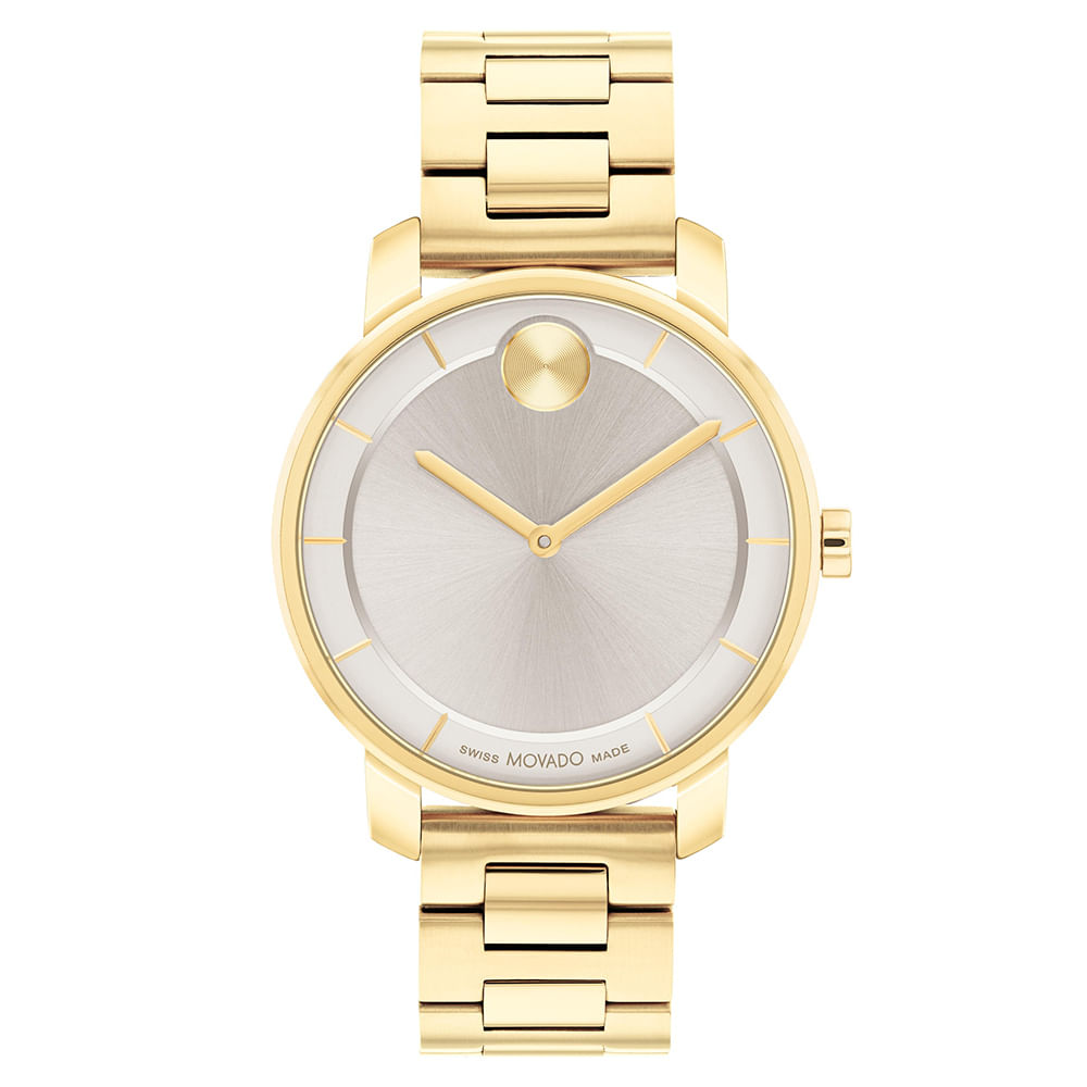 Relógio Movado Feminino Aço Dourado 3601080