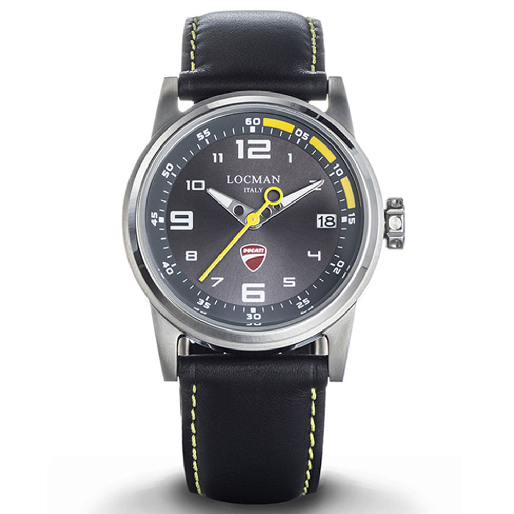 Relógio Locman Ducati Preto e Amarelo