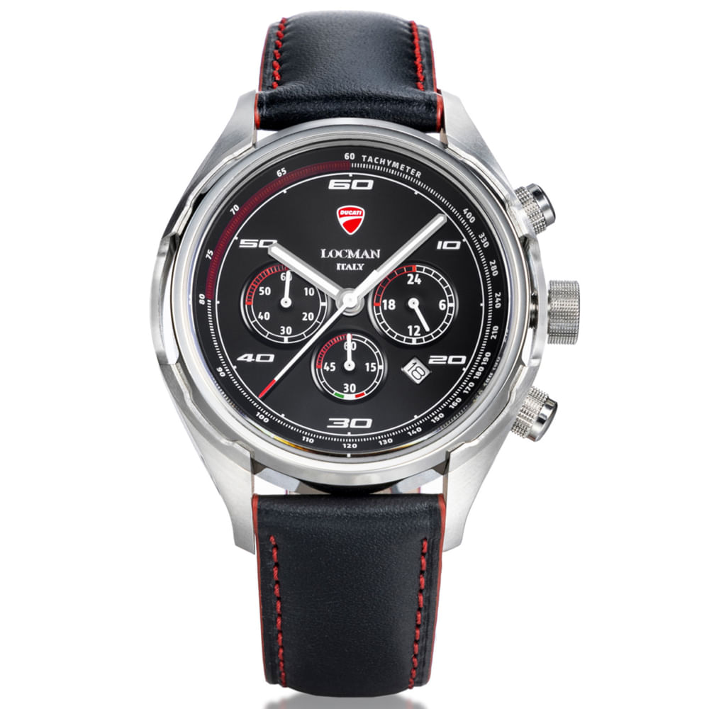 Relógio Locman Ducati Preto e Vermelho
