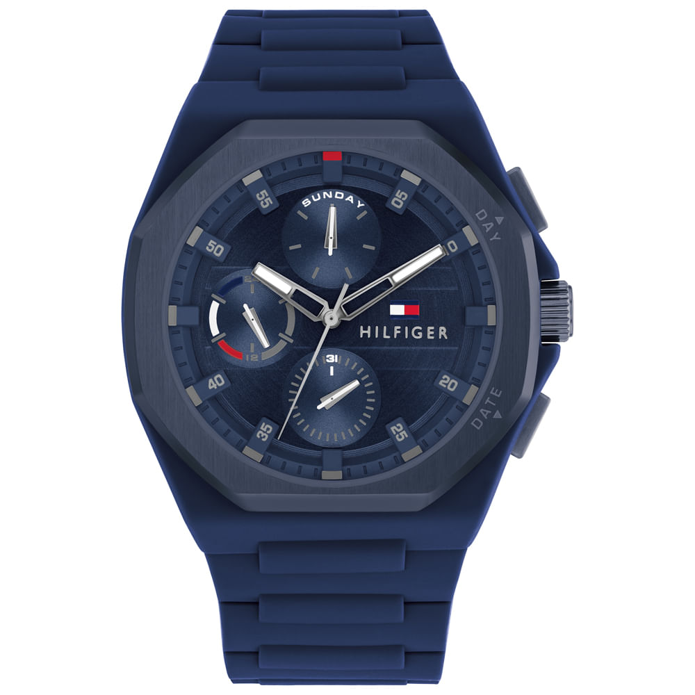 Relógio Tommy Hilfiger Neo Masculino Borracha Azul - 1792122