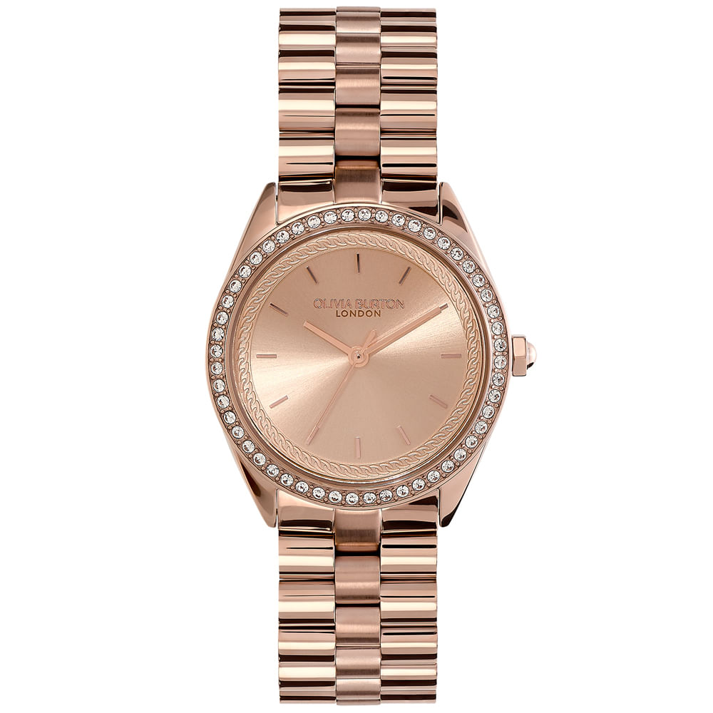 Relógio Olivia Burton Feminino Aço Rosé 24000136