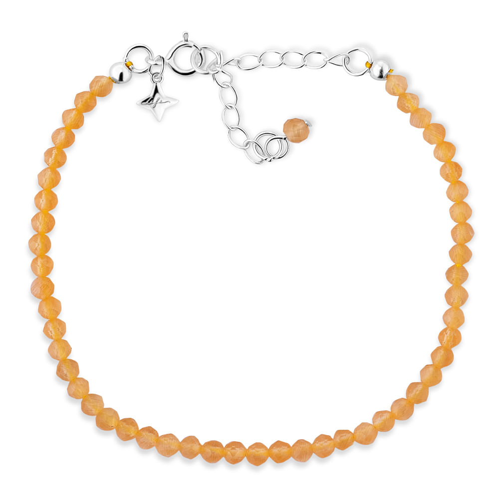 Pulseira Life Shambala com Olho de Gato e Prata 925