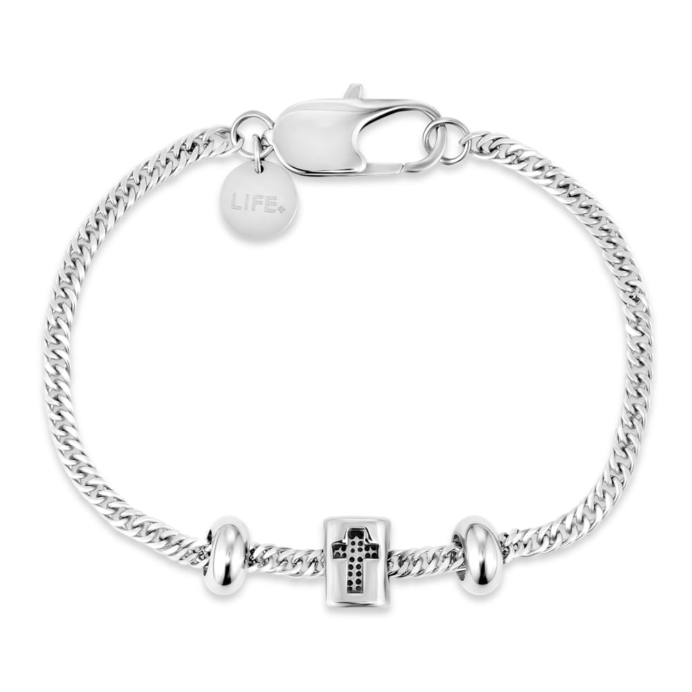 Pulseira Life em Aço