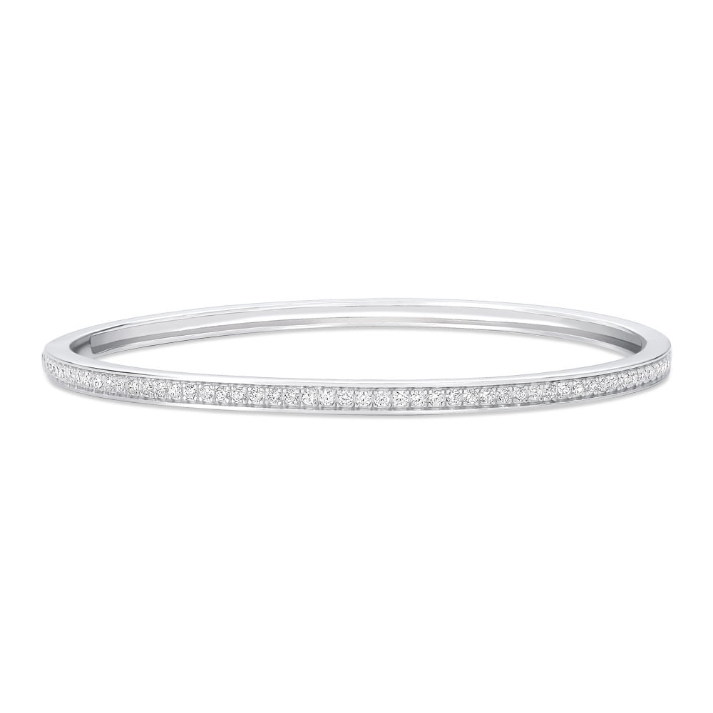 Bracelete Life Glam em Prata 925 com Pedras Incolores