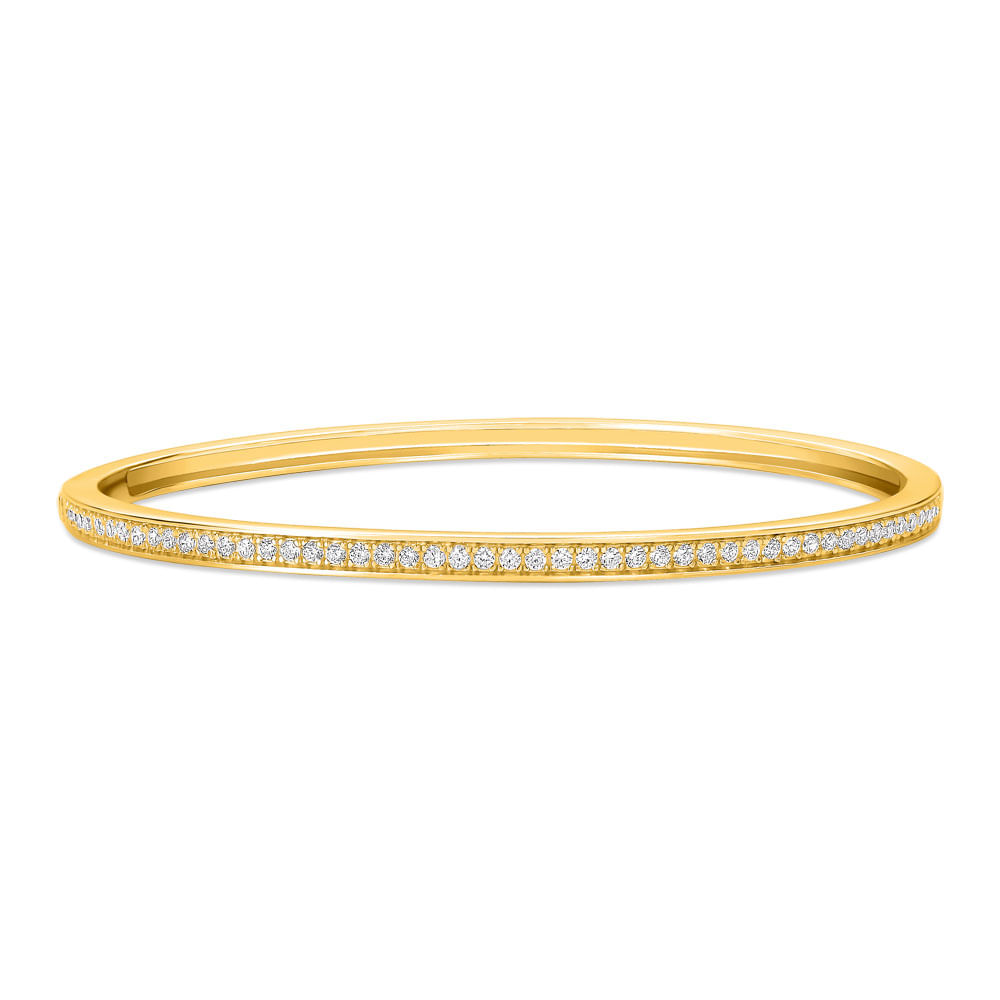Bracelete Life Glam em Prata 925 com Banho de Ouro Amarelo 18k e Pedras Incolores