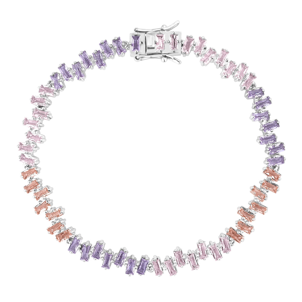 Pulseira Life Aurora em Prata 925 com Cristais