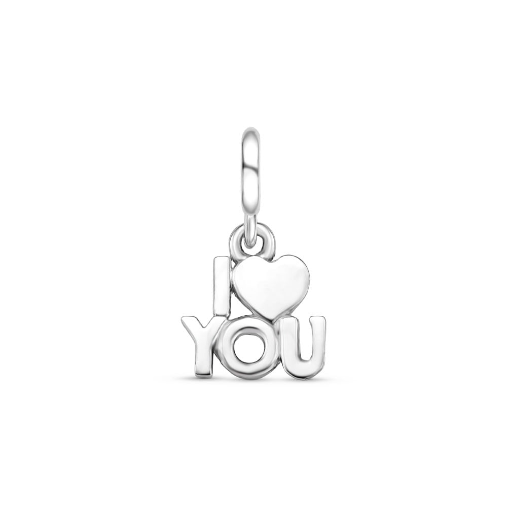 Pingente Life Amor I Love You em Prata 925